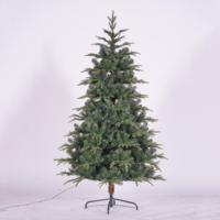 Premium 180cm Realistischer Vorbeleuchteter Weihnachtsbaum, PE/PVC Hybrid-Blätter, 350 Warmweiße LEDs, Stabiler Eisenständer für Innenbereich