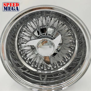 ล้อแม็กซ์อะลูมิเนียมฟอร์จ SPEED MEGA รุ่นใหม่ ขนาด 17x8 17x9 18x8 สีโครเมียมเงิน แบบ Reverse Standard Straight Lace ลายหลายก้าน 100 ก้าน - Product Image 5