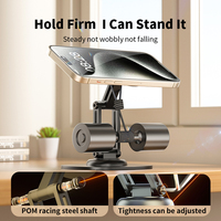 Nouveau support magnétique pour téléphone compatible avec le support de bureau, support ergonomique réglable en aluminium compatible avec tous les téléphones