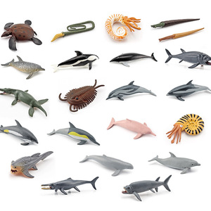 Modèles d'animaux marins de simulation transfrontalière Xinhen : requins, tortues, dauphins, baleines, pingouins, crabes et modèles statiques sous-marins - Product Image 4