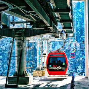 Attractions adultes de pince fixe d'équipement de téléphérique de tramway aérien de téléphérique <span class=keywords><strong>suspendu</strong></span> pour le parc - Product Image 1