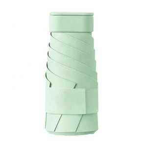 Sombrilla Plegable de Bolsillo, Ultraligera y Compacta, con Revestimiento de Tela Resistente a Impactos y Coloración Manual, con Logotipo Publicitario, 60% de Descuento - Product Image 2