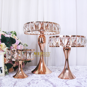 Wedding Props Trang Trí Bánh Sắt Đứng Trang Trí Nội Thất Đảng Crystal Tray Kim Loại Tráng Miệng Hiển Thị Bảng - Product Image 2