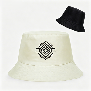 Custom Cartoon Sporty Fisherman <b>Hat</b> Logo 100% Cotton Unisex Summer Daily Double-sided Sun Outdoor Panama <b>Hat</b> - Product Image 1