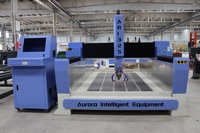 Haute précision pierre travail marbre granit 3D graveur Cutter 5.5/7.5Kw refroidi à l'eau broche AR1325 1530 CNC routeur Machine