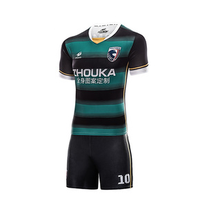 Custom high quality Thai wholesale soccer jerseys blank cheap football uniforms - Product Image 3
