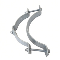 Collier de serrage pour câble à fibre optique galvanisé à chaud pour poteau, raccord électrique, attache de câble pour matériel de ligne de poteau