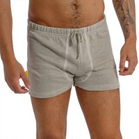 Caleçons Boxers Homme Taille Mi-Haute de Haute Qualité avec Cordon de Serrage, Respirants, 100% Coton Tricoté, Sans Coutures, Séchage Rapide, Sous-vêtements Personnalisés Fabrication OEM