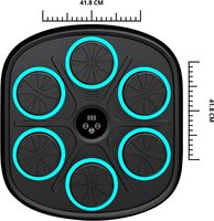 YUNPAO Machine de boxe musicale électronique intelligente de haute qualité, cible d'entraînement intelligente, mannequin anti-stress pour usage domestique, fabriquée avec des matériaux durables