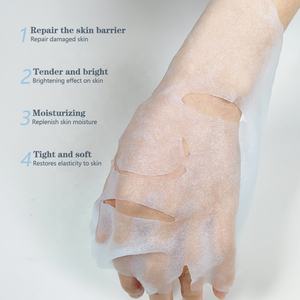 Hyaluronsäure gefriert getrocknete Gesichtsmaske Blatt natürliches Gemüse Hydrogel-Bandfaser Gesichtsmasken Akne reduzieren feuchtigkeitsspendende Trockenblatt-Maske - Product Image 4