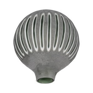 Vaso Rotondo Moderno in Vetro con Design Traforato Testurizzato per Arredamento Casa e Tavolo - Product Image 5