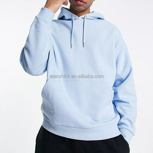 เสื้อมีฮู้ดผ้าฟลีซผ้าหนามีฮู้ดโอเวอร์ไซส์โอเวอร์ไซส์แบบสวมศีรษะโอเวอร์ไซส์ทำจากผ้าฝ้ายผ้าคอตตอน100% ฝรั่งเศส - Product Image 2