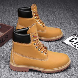 Nouvelles bottes Martin au design moderne, style britannique, semelle antidérapante, bottes Martin confortables pour hommes - Product Image 3