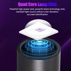 Inspección de escorpión de fluido corporal <span class=keywords><strong>para</strong></span> mascotas, 365nm, 30W, linterna LED de luz negra, peso ligero, luces ultravioleta recargables por USB - Product Image 4