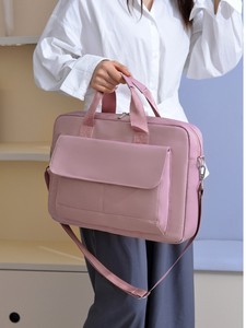 Large Portable Oxford Business Waterproof Soft Document Slim Messenger Lightweight Crossbody Nylon <b>Computer</b> Laptop <b>Bag</b>. - Product Image 5