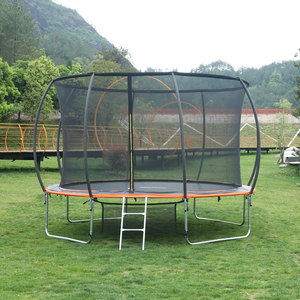 Tấm bạt lò xo ngoài trời 8ft <span class=keywords><strong>10ft</strong></span> 12ft 14ft 15ft 16ft với bao vây và thang, trampolin cho trẻ em và người lớn, chống gỉ tráng khung - Product Image 2