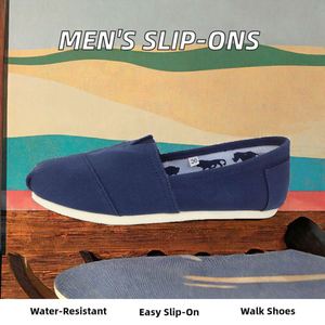 Chaussures plates pour hommes personnalisées, printemps-été, légères, à enfiler, antidérapantes, respirantes, style décontracté pour la marche - Product Image 2