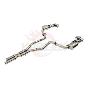 Échappement Valvetronic en acier inoxydable Vortex SS304 compatible avec Mercedes Benz AMG E63 W212 Performance Catback - Product Image 4