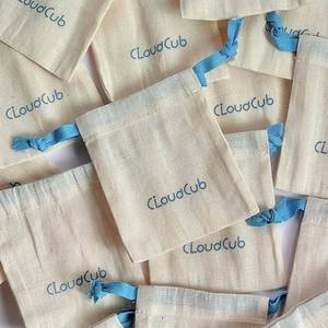Reusable 100% Cotton Canvas <b>Drawstring</b> <b>Pouch</b> Bag With Custom Logo <b>Drawstring</b> Gift <b>Pouch</b> Dust Bag - Product Image 4