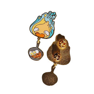 Broches et épingles à cravate personnalisées en émail, thèmes de dessins animés, impression typographique, badges personnalisés écologiques avec logo, fabricant - Product Image 5