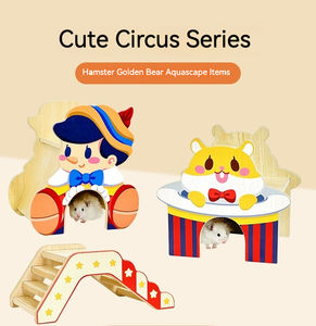 Escondite de hámster de madera maciza ecológico personalizable de gran oferta - Product Image 6