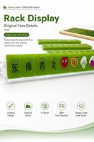 Stock original 2026, 160 pièces, jeu de Mahjong américain vert jade monocouche de 36 mm, jeu de société portable pour les voyages et les soirées en intérieur