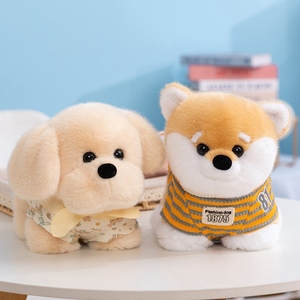 Adorables Figuras de Animales - Peluches de Elefante Bebé, <span class=keywords><strong>Chihuahua</strong></span>, Corgi, Muñecas para Niños - Regalos de Cumpleaños - Product Image 4