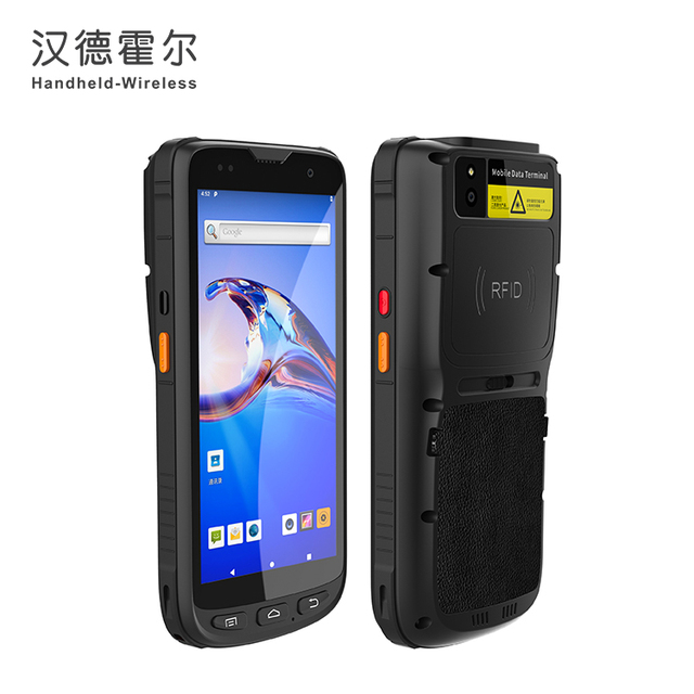 Rugged Pda Android Portable Barcode Laser Zebra Scanner Stock Rfid Equipment with UHF RFID Reader for Asset/warehouse Management