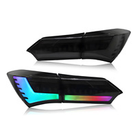 Nouveau feu arrière LED RGB Plug and Play avec lentille fumée et clignotant séquentiel pour Toyota Corolla 2014-2018 Version Moyen-Orient Asie