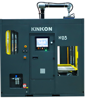 Système de palettisation automatique KINKON, robot palettiseur, palettisation de barils de boissons, boîtes en carton, caisses, papier, plastique, métal, verre