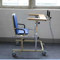 Déambulateur pliant avec siège et freins, dispositif de rééducation pour les membres inférieurs, pour personnes âgées et handicapées