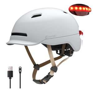 Superbsail EU Stock <span class=keywords><strong>bicicleta</strong></span> Smart Tail Light <span class=keywords><strong>casco</strong></span> de ciclismo para adultos y niños Material ABS MTB accesorios de motocicleta - Product Image 4