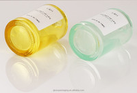 Flacon compte-gouttes rose en verre transparent avec pompe à pression argentée, bouchon à pression et sérigraphie 25ml/30ml/60ml