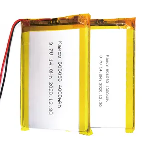 3.7v 606090 3.7v Lipo 4000mAhリチウムポリマーバッテリー20c Lipo 8000mah 5000mAh 15c、PCBボードとワイヤー付き