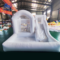 Château gonflable pour enfants, équipement de fête intérieur et extérieur pour les tout-petits, combinaison piscine et toboggan