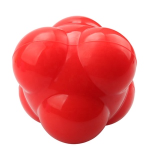 Ballon de réflexe hexagonal en silicone de 6 cm pour entraînement sportif, super rapide, coloré, pour la vitesse de réaction et l'agilité, vente en gros - Product Image 1