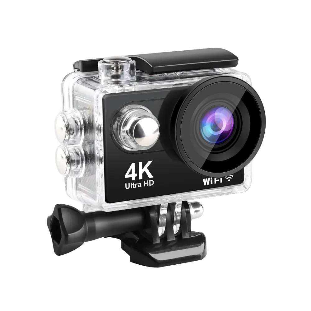 Top-rated 4k Wifi Waterproof Action Camera Wide Angle Lens Video Camera Sports Cam For Travel