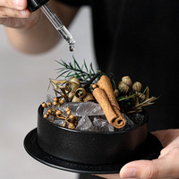 Boîte cadeau en papier noir pour l'affichage de pierres d'aromathérapie, emballage personnalisé avec logo imprimé pour ensemble diffuseur d'huiles essentielles