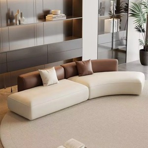 <span class=keywords><strong>Canapé</strong></span> de couloir incurvé moderne de luxe nordique, édition designer pour les salons compacts, <span class=keywords><strong>canapé</strong></span> de réception de salon de beauté - Product Image 4