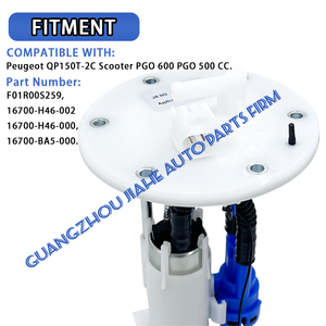 Ensemble de Pompe à Carburant pour Moto Yamaha Peugeot Scooter QP150T-2C PGO 600 F01R00S259 16700-H46-002 16700-H46-000 16700-BA5-000 - Product Image 2