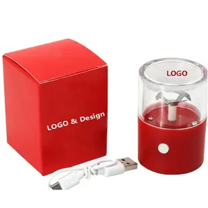 Smoking Accessories Custom Electric Smart Electronic Automatic Tobacco Crusher Plastic Herb Grinders Herb Custom Logo