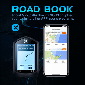 คอมพิวเตอร์จักรยาน XOSS NAV GPS กันน้ำไร้สาย วัดความเร็วสำหรับจักรยานเสือหมอบ MTB ANT+ พร้อมเซ็นเซอร์วัดความเร็วและรอบขา - Product Image 4