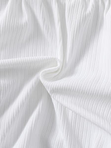 Ensemble d'été pour bébé fille : haut triangle à col Khail volanté + bas + accessoires pour <span class=keywords><strong>cheveux</strong></span> avec nœud, en Spandex/Polyester doux - Product Image 5