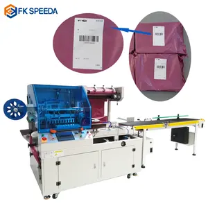 FK-SPEEDA Ecommerce Intelligent Kraft Pouch Bag Label Printing Machine Simple Mail Bagging Machine With Label