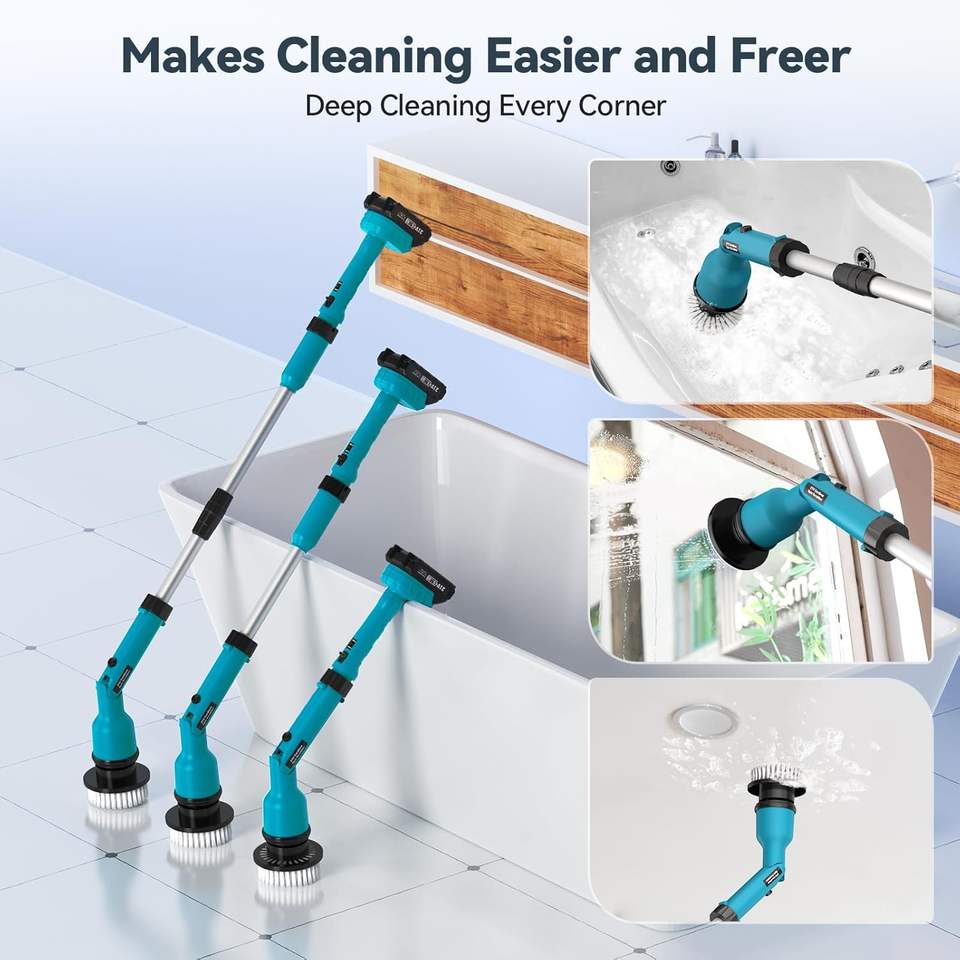 Electric Spin Scrubber 8IN1 Electric Cleaning Brush thumbnail 3