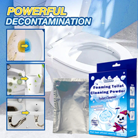 Poudre Nettoyante Moussante Désinfectante pour Toilettes, Détartrant Urinaire Anti-Calcaire à Base d'Acide Xanthoxalique