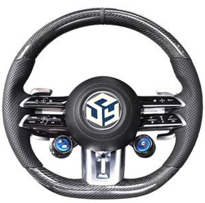 Volante <span class=keywords><strong>OLED</strong></span> in Fibra di Carbonio per Mercedes Benz W206 W205 W204 W222 W223 W213 W177 W463AMG GT GLS63 GLE63 SL63 - Product Image 6