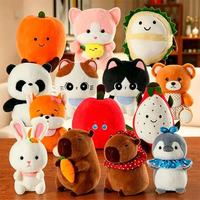Peluche Capybara Mignonne et Moelleuse de 8 Pouces, Super Douce, Anti-Stress, Jouet en Peluche Capybara, Animal en Peluche