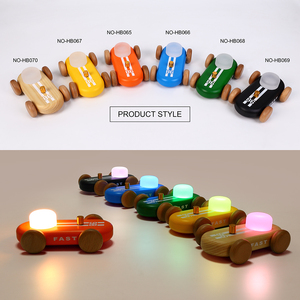 Lampe de Chevet LED en Bois pour Voiture, Vente en Gros, RVB Changeant de Couleur, Intensité Réglable, Rechargeable par USB, Effet Respiration, Cadeau pour Chambre d'Enfant, Logo Personnalisé - Product Image 6