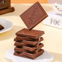Chocolat noir solide en forme de billet de banque, emballage individuel, snacks, bonbons, vente en gros